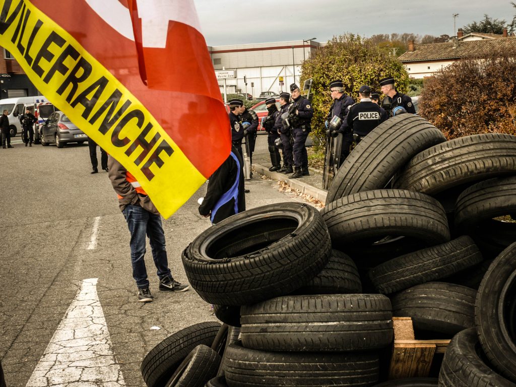 Action interprofessionnelle de blocage de Martin-Brower en soutien aux McDos – 28 novembre 2017