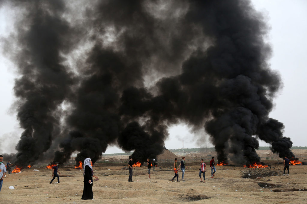 Grande marche du Retour, Bande de Gaza • 4 mai 2018 • Mohammed Zaanoun / Activestills.org