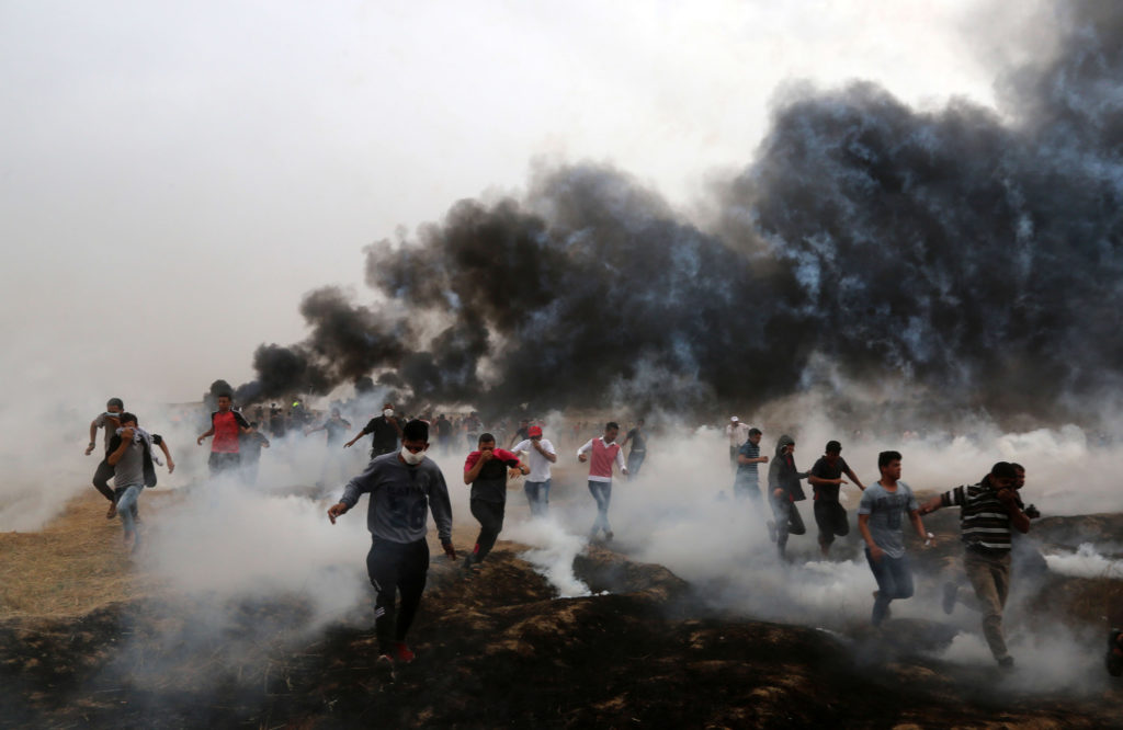 Grande marche du Retour, Bande de Gaza • 4 mai 2018 • Mohammed Zaanoun / Activestills.org