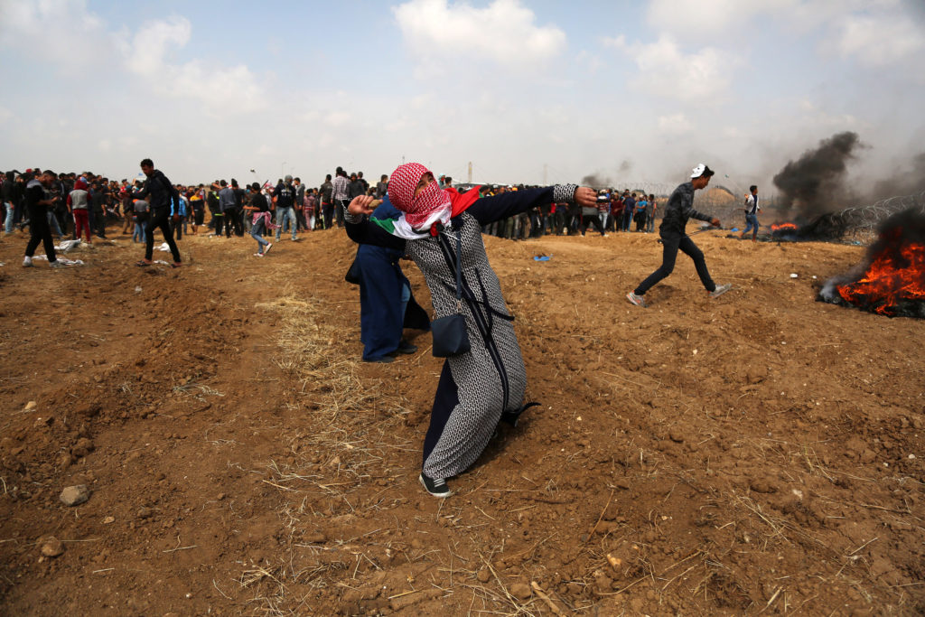 Grande marche du Retour, Bande de Gaza • 427 avril 2018 • Mohammed Zaanoun / Activestills.org