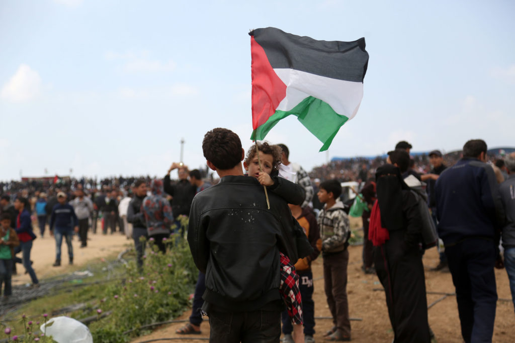 Grande marche du Retour, Bande de Gaza • 30 mars 2018 • Mohammed Zaanoun / Activestills.org