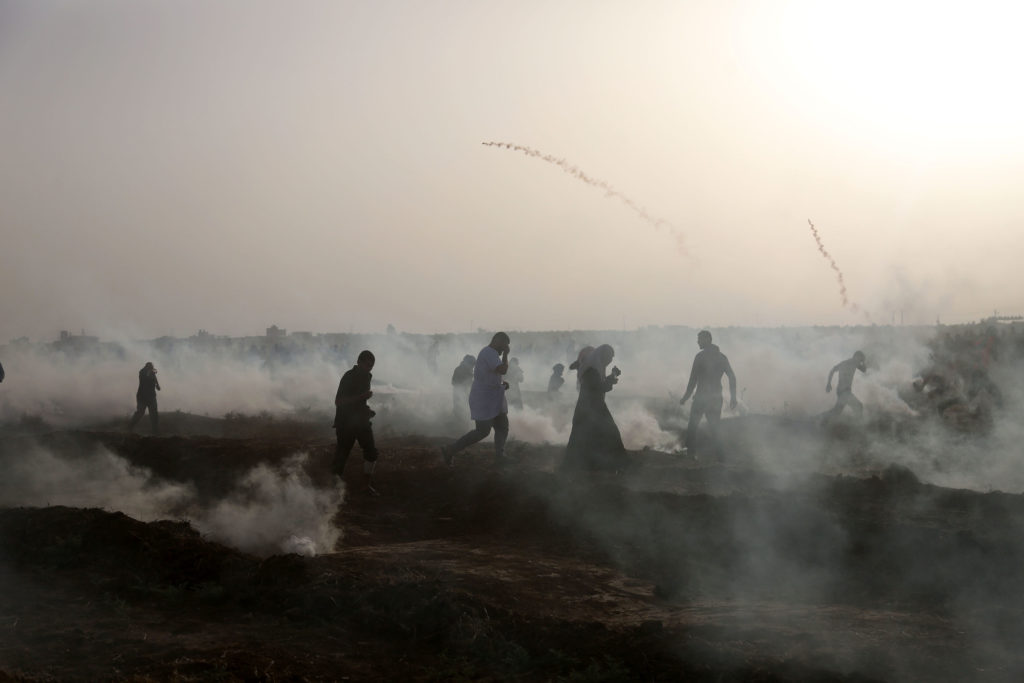 Grande marche du Retour, Bande de Gaza • 25 mai 2018 • Mohammed Zaanoun / Activestills.org