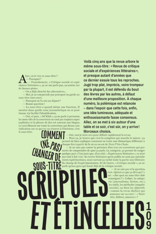 Gallerie d’extraits de «Pied à terre »